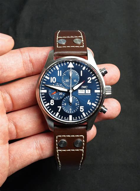 iwc white dial chronograph|iwc chronograph petit prince.